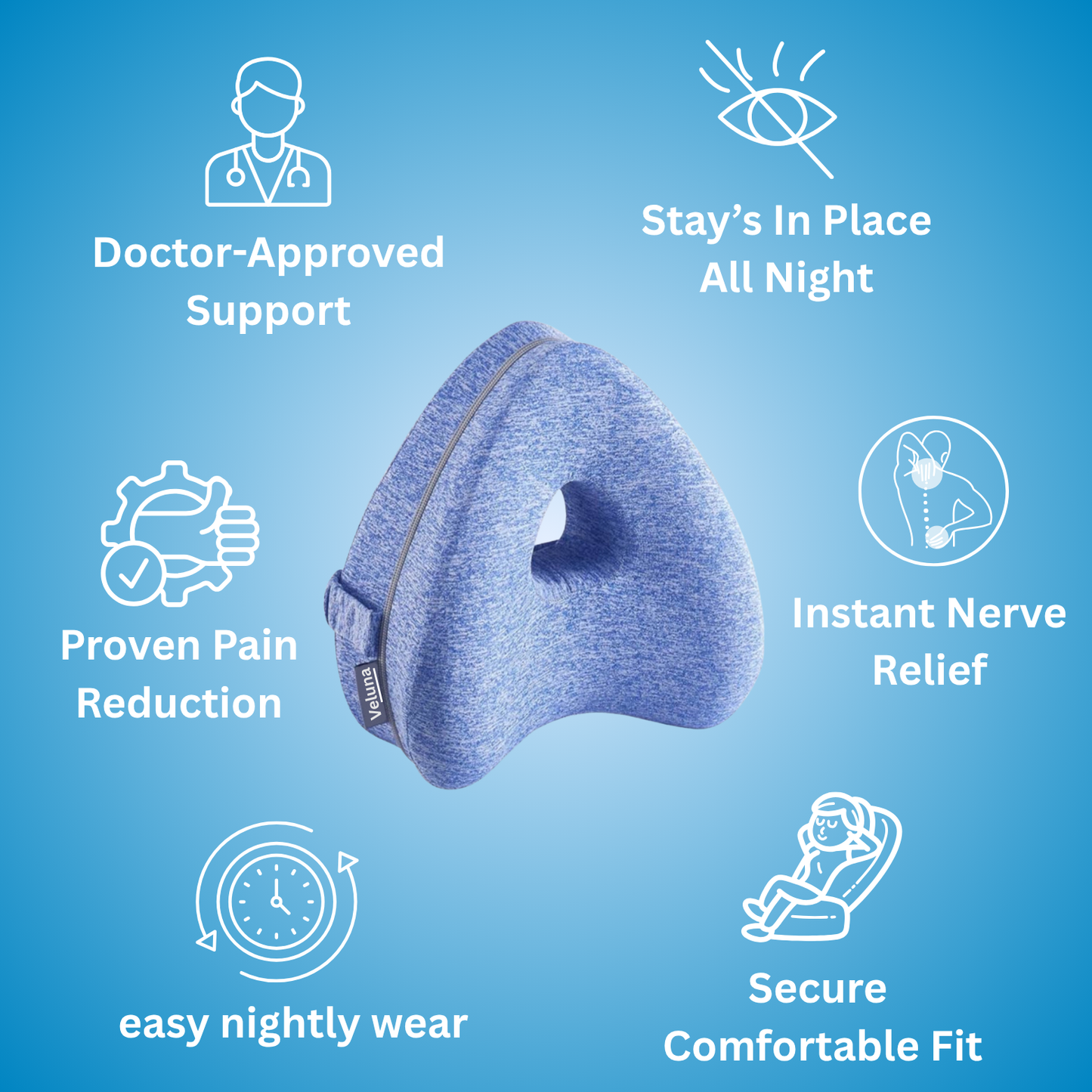 Veluna's™ Orthopeadic Pillow